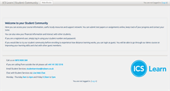 Desktop Screenshot of community.icslearn.co.uk